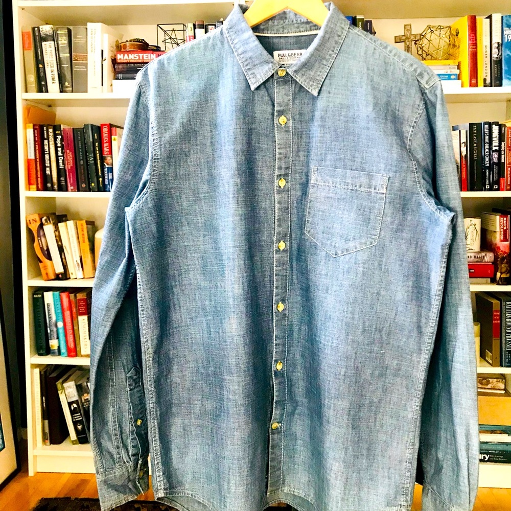 Pull & bear medium denim shirt